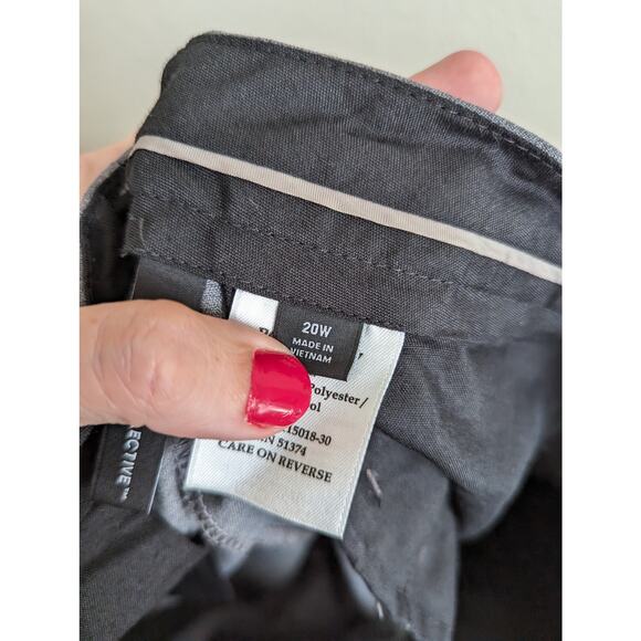 Design Collective Womens Sz 20W Straight Leg Dress Pants Light Gray - Picture 4 of 4
